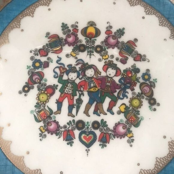 New Arta Austria Enamel Painted Plate - Picture 2 of 10